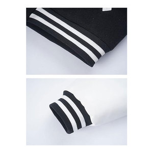 เสื้อแจ็คเก็ตวาร์ซิตี้แบบยูนิเซ็กซ์ แขนหนัง แต่งตัวอักษร สไตล์วิทยาลัย เบสบอล ลำลอง สตรีทแวร์ แฟชั่น คอตั้ง ผ้าฝ้าย - Product Image 6