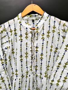 Robe midi décontractée en coton imprimé style A-line avec pompon naturel pour les soirées, les promenades, les rencontres entre amis, élégante et confortable - Product Image 5