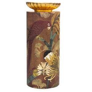 Portavelas Metálico con Forma Personalizada y Grabado a Mano, para Decoración de Bodas y Hogar - Product Image 1