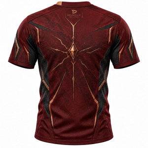 Maillot d'e-sport Arcane Fracture avec détails en feuille de cuivre, panneaux en maille respirante, sublimation, uniforme d'équipe de gaming - Product Image 2