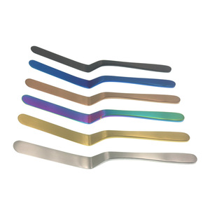 Espátula Flexible de Acero Inoxidable Colorida de la Marca Altomme Instruments, Cuchillo para Mantequilla con Recubrimiento Ligero, Herramienta para Decoración de Pasteles y Crema - Product Image 2