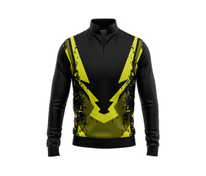 Custom Sublimation Quarter Zip <b>Jacket</b> for <b>Men</b> & Women Youth Sportswear Quick Dry Team <b>Pullover</b> - Product Image 6