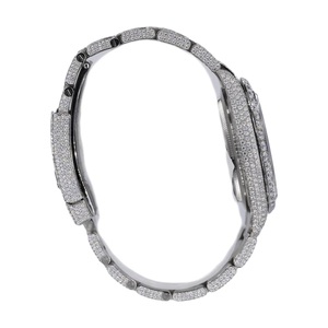 NYC DIAMOND EMPIRE High Quality Elegant Luxury Vintage Men's Stainless Steel Automatic Glass <b>Watch</b> 41mm Square <b>Case</b> Japan - Product Image 3