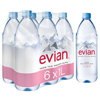 Eau minérale naturelle Evian Premium 500ml, pack de 24 pour la distribution en gros