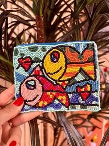 Monedero de Cuentas Multicolor Hecho a Mano con Bordado Fino para Compradores de Moda Global - Product Image 4