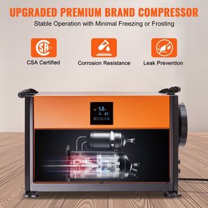 Deshumidificador Comercial de Gran Capacidad de 190 Pintas para Espacios Reducidos, Sótanos, Almacenes y Sitios de Trabajo con Manguera de Drenaje - Product Image 3