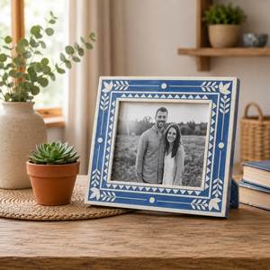 Boho Modern <b>Picture</b> <b>Frame</b> Handmade Mango <b>Wood</b> Bone Inlay Photo Wedding Decorative <b>Frame</b> from india by arif handicrafts - Product Image 5