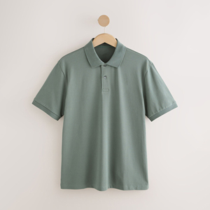 Camisas Casuales Transpirables de Lona Sólida para Hombre, 120 g/m², Algodón/Fibra de Bambú, Manga Corta, Logotipo Bordado Personalizado, Camisas de Golf - Product Image 5