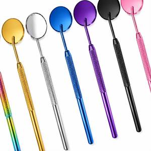 Juego de Espejos Quirúrgicos Dentales Morje, 7 Colores, Acero Inoxidable, Espejo de Aumento Montado en Pared para Revisión Dental - Product Image 6