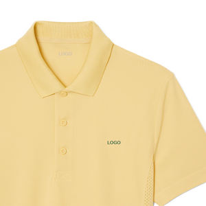 Camiseta Deportiva de Tenis para Hombre al por Mayor, Tejida, Ligera, con Detalles de Malla en Contraste, Paneles de Malla Transpirable, Corte Regular - Product Image 4