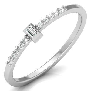 Bague de luxe GRA VVS avec diamants et pierres précieuses en or massif 10K 14K 18K 22K Bague de mariage pour femme - Product Image 3