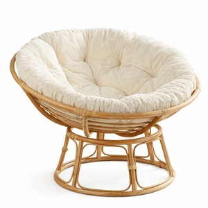 <b>Cane</b> wood furniture eco friendly rattan patio papasan swivel <b>chair</b> set handcrafted egg <b>chairs</b> - Product Image 1