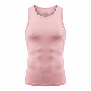 Tactical & Athletic Gym Training Muscle <b>Vest</b> Quick-Dry <b>Men</b>’s <b>Compression</b> Undershirt - Product Image 2