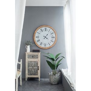 Orologio da Parete Oversize D32.3 Grant con Elegante Cornice in Legno di Abete - Product Image 6