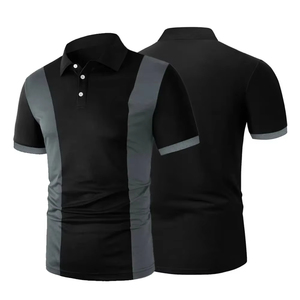 เสื้อโปโลผู้ชายดีไซน์ใหม่ ไซส์ใหญ่ ระบายอากาศได้ดี สวมใส่สบาย ขายส่ง ผ้าคอตตอนถัก พิมพ์ลาย ไซส์ใหญ่ - Product Image 2