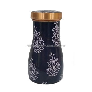 Carafe à eau en cuivre émaillé faite à la main, pot de verres au design traditionnel et moderne pour votre maison, bon prix disponible - Product Image 5