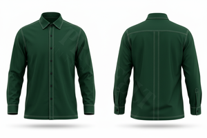 Camisa de Vestir de Manga Larga, Ajustada, Personalizada, con Costuras en Contraste, Elegante y Cómoda, Camisas Casuales y Formales - Product Image 3