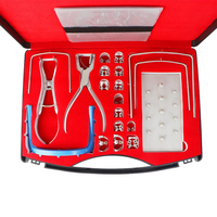 Ensemble dentaire manuel ASLING INTERNATIONAL de qualité supérieure, instruments chirurgicaux en acier inoxydable, incluant kit de barrage dentaire et forceps à cadre