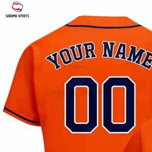 Camiseta de Béisbol con Botones, Estilo Clásico de Equipo, Camiseta de Béisbol al por Mayor, Impresión de Logotipo, Número y Nombre Personalizados - Product Image 5