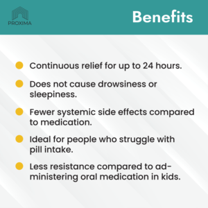 แผ่นแปะแก้เมารถที่มีไอสมุนไพรติดทนนานเป็นมิตรกับผิว - Product Image 5