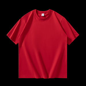 T-shirt en coton vert foncé à col rond et manches courtes pour homme, coupe classique, avec logo frontal, écologique, séchage rapide, couleur unie, tricot jersey décontracté - Product Image 4