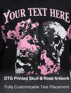 Camisetas Personalizadas de Alta Calidad con Estampado Frontal, Cuello Redondo, Estilo Urbano, Vintage, Lavadas, 100% Algodón Ecológico para Hombre - Product Image 5