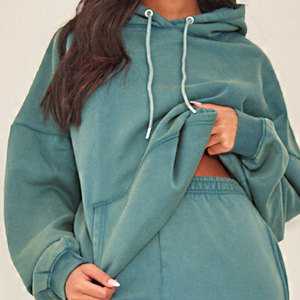 Custom OEM Wholesale Adults Women Oversized Zipper <b>Hoodie</b> Winter Casual Streetwear Loose Fit <b>Fleece</b> 2026 - Product Image 6