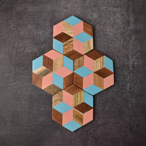 Resin Wood Coasters Classic Eco-Friendly Square Design Customizable Thickness FC-3677 by FAIZA <b>CRAFT</b> - Product Image 6