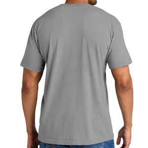 Wholesale Men's Organic Cotton Bamboo Blend <b>T</b>-<b>Shirt</b> Lightweight Breathable Short Sleeve Blank Casual Chest <b>Pocket</b> <b>T</b>-<b>Shirt</b> - Product Image 6