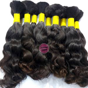 Cheveux indiens bouclés Remy en vrac pour tresses, 100 grammes - Product Image 1
