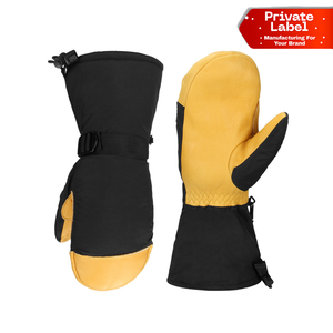 Gants de ski thermiques pour hommes, gants de snowboard imperméables résistants, gants de ski pour femmes, coupe ajustée, imperméables, doublés de polaire, chauds, pour l'hiver - Product Image 1