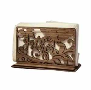 Caja de pañuelos de madera de diseño único y de la mejor calidad para uso en cocinas y restaurantes en Roma, caja de pañuelos de lujo para decoración de mesa a bajo precio. - Product Image 1