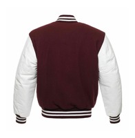 Blousons universitaires d'hiver élégants et personnalisés pour hommes en laine Melton, style urbain, avec capuche, imperméables, réversibles et en cuir écologique, vente en gros