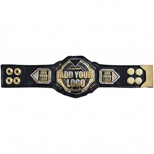 Ceinture de championnat de lutte miniature personnalisée, karaté, MMA, boxe, judo, jiu-jitsu, cuir de vache, alliage de zinc, BLAZE FIGHT WEAR BFW - Product Image 2