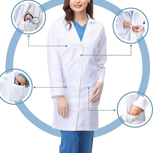 Nouvelle blouse de laboratoire en coton de haute qualité, uniforme médical pour médecin, logo personnalisé, blouse de laboratoire d'hôpital, fabricant en gros, commandes en gros OEM - Product Image 4
