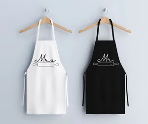Delantal de Algodón Grueso de Alta Calidad al por Mayor para Unisex, Resistente a las Manchas, para el Hogar, Cocina, Trabajo, Jardinería, Barbería - Product Image 5