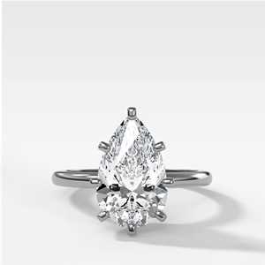Anillo de Compromiso con Diamante Cultivado en Laboratorio, Corte Pera, Certificado por IGI, Personalizado, 5 Quilates, Oro 10K/14K, Plata 925, Banda Solitaria, Precio al por Mayor B2B - Product Image 5