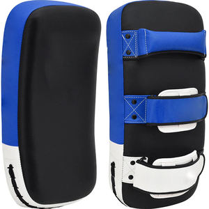 Protège-tibias en cuir de vachette pour Muay Thai, boucliers de frappe résistants aux impacts pour l'entraînement de Taekwondo et de boxe, équipement de Muay Thai - Product Image 1
