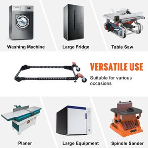 Base Mobile Universale Robusta Girevole con Capacità di Carico di 227 kg, Regolabile 30x30 cm e 90x90 cm, Design Industriale per Casa Intelligente - Product Image 6