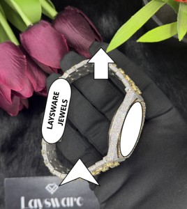 นาฬิกาฮิปฮอปหรูหรา หน้าปัดแก้วประดับเพชรโมอิสซาไนต์ ความใสระดับ VVS ตัวเรือนสแตนเลสสตีล พร้อมจำหน่ายในราคาโรงงาน มีจำนวนจำกัด - Product Image 6