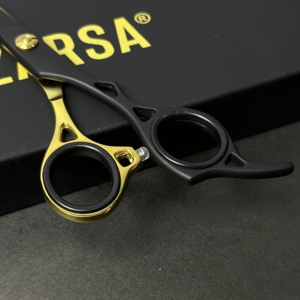 Tijeras de peluquería de estilo clásico de 6 pulgadas con filo de cuchilla para uso profesional y doméstico. - Product Image 5