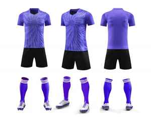 ชุดฟุตบอลคุณภาพสูง แห้งเร็ว ป้องกันรอยยับ ระบายความชื้น ทนต่อแรงกระแทก ยืดหยุ่น น้ำหนักเบา ทนทาน พร้อมโลโก้สั่งทำได้ - Product Image 2
