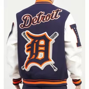 Warm Winter Durable Windproof Embroidery Letter Patchwork Stand <b>Thick</b> <b>Fleece</b> Breathable Streetwear <b>Jacket</b> Unisex Rib Knit Cuffs - Product Image 5