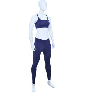 Conjunto Deportivo de 2 Piezas para Mujer, Leggings de Cintura Alta y Sujetador Deportivo, Ropa Deportiva de Secado Rápido, Blaze Wholesale - Product Image 5