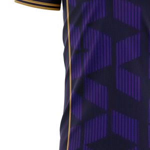 Custom Sublimated Men's Soccer Jersey Crew Neck Short Sleeve Color Blocked Lightweight Geometric Pattern Moisture Wicking - Product Image 5