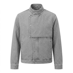 Wholesale Mens Denim Trucker <b>Jacket</b> Manufacturer Custom <b>Patches</b> for Streetwear Brands Private Label Bulk - Product Image 6
