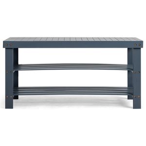Scarpiera Moderna a 3 Livelli in Bambù con Finitura Laccata Superiore Senza Giunture e Design Smontabile per Armadio, Soggiorno o Conservazione Borse - Product Image 4
