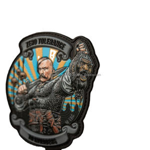 Meilleur matériau nouveauté Pvc Patch prix Offre Spéciale quantité en vrac Pvc Patch meilleure vente Offre Spéciale bonne qualité tissu sergé - Product Image 5