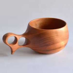 Wooden Coffee Cup Acacia Wood <b>Tea</b> <b>Mug</b> Eco Friendly Handmade Drinkware cup - Product Image 1