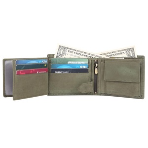Top Demanded Durable Cowhide Leather Men's Purse with ID Window Coin Pocket and Card Slots for Daily Carry Available For Sale - Product Image 5